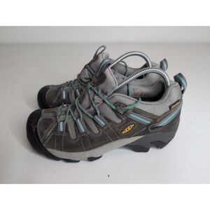 KEEN Shoes Womens Size 8.5 Brown Nubuck Waterproof Trail Hiking Sneakers 1004089